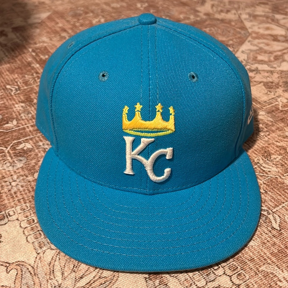 Men's Kansas City Chiefs New Era Turquoise Breeze Grilled Yellow Fitted Hat